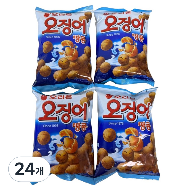 오징어땅콩, 202g, 24개