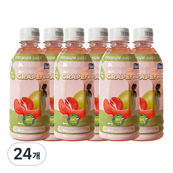저온 핑크 자몽 주스, 24개, 350ml