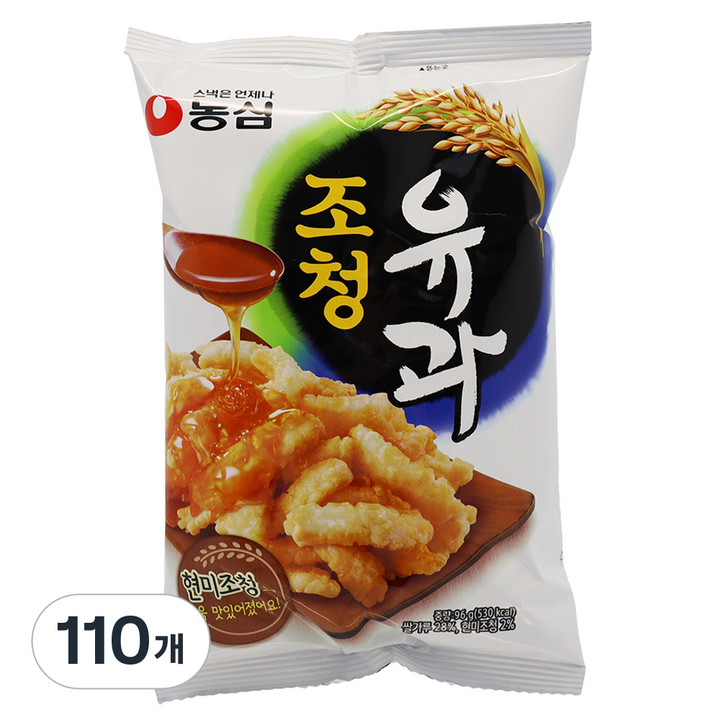 농심 조청유과, 96g, 110개