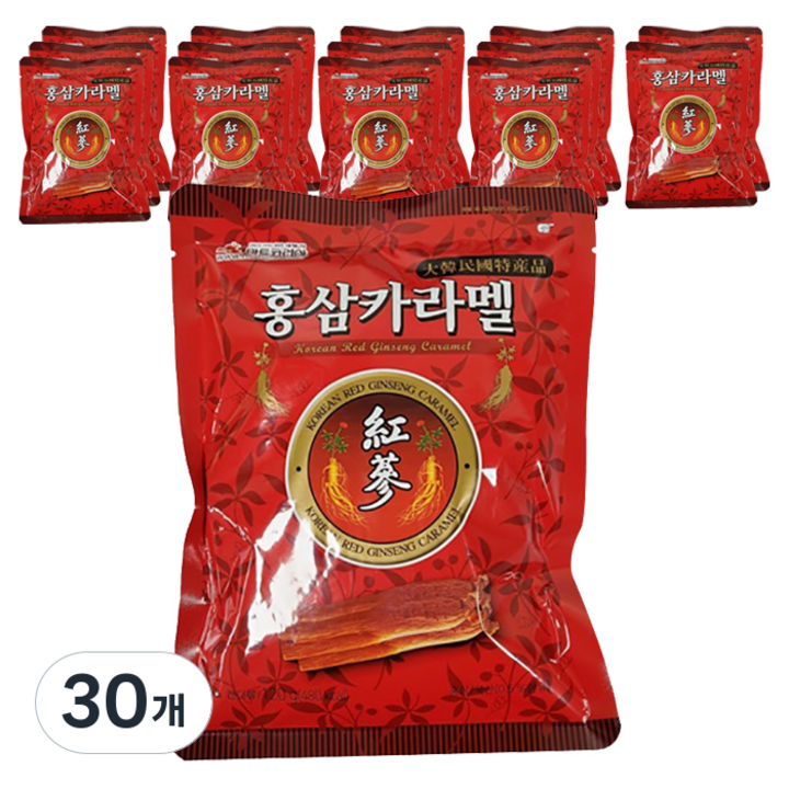 리소하우스 홍삼 캬라멜, 30개, 120g