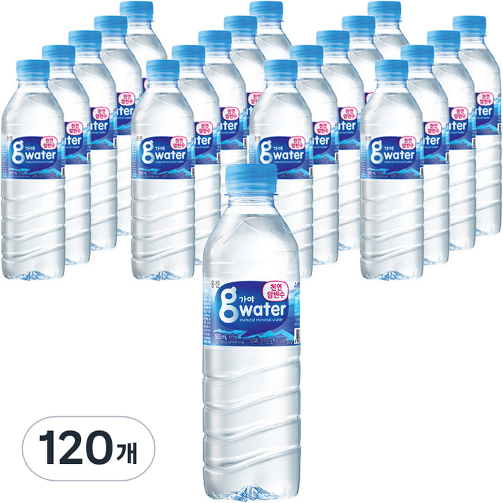웅진 가야워터 생수, 500ml, 120개