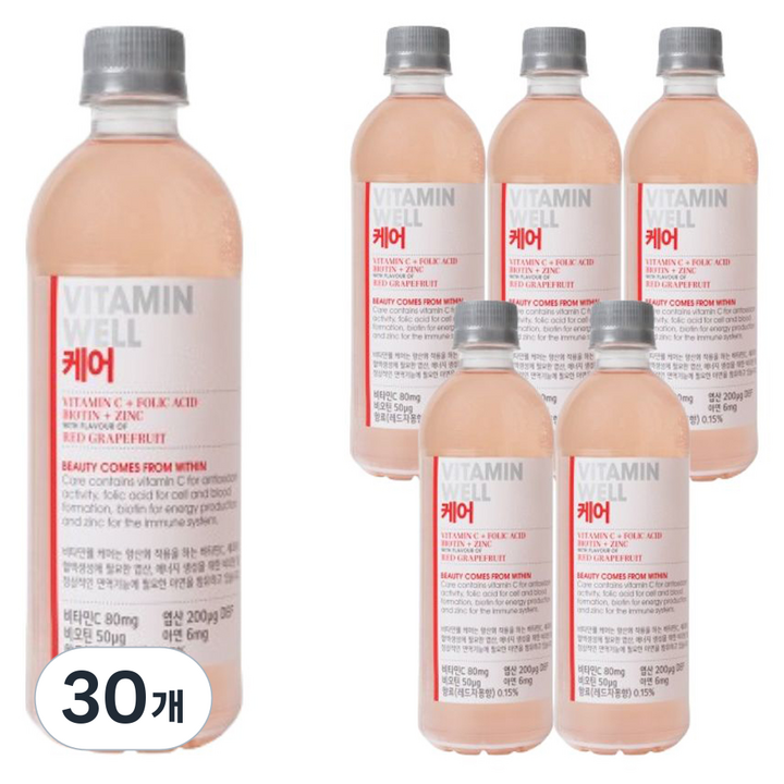 비타민웰 케어 자몽맛 비타민음료, 30개, 500ml