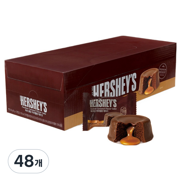 허쉬 퐁당 카라멜 케이크, 45g, 48개