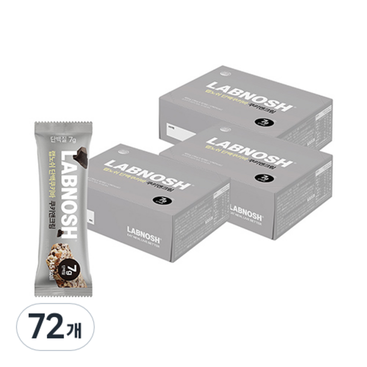 랩노쉬 단백쿠키바, 35g, 72개