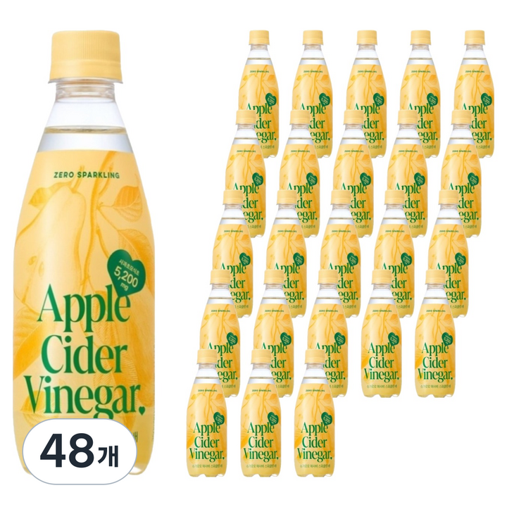 슈가로로 애사비 스파클링 배, 48개, 350ml