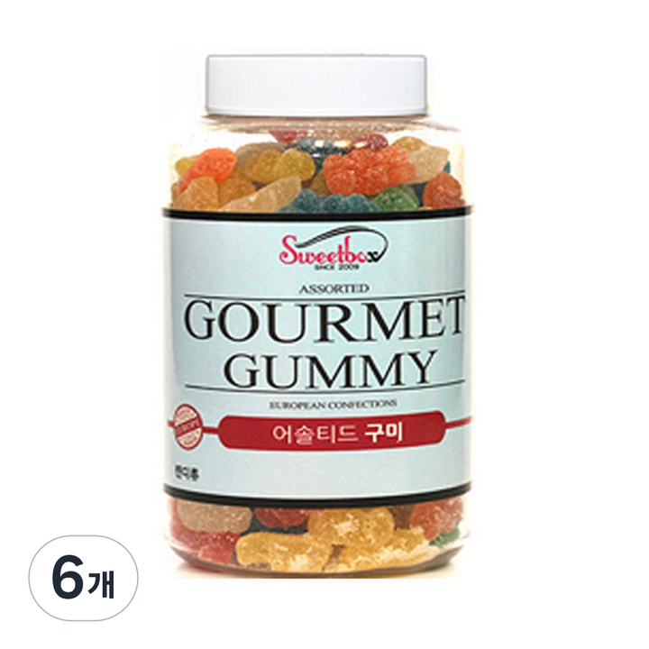 슈가베어 젤리, 500g, 6개