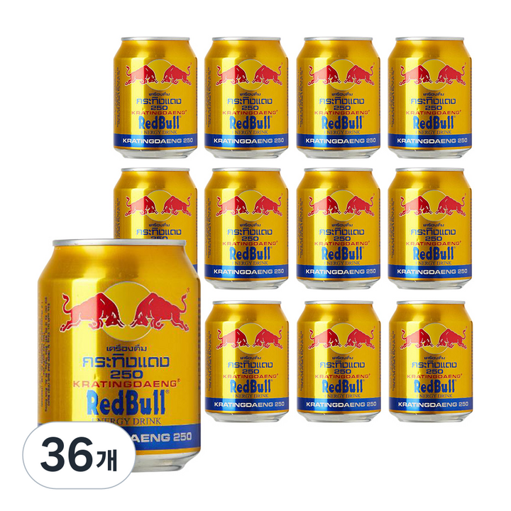 끄래딩댕 레드불 에너지드링크, 36개, 250ml