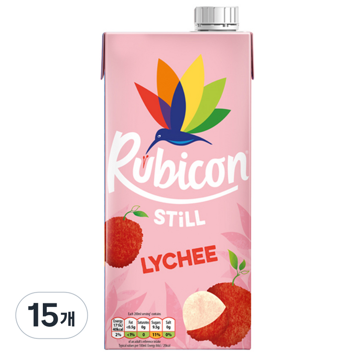 rubicon 주스팩 리치, 1L, 15개