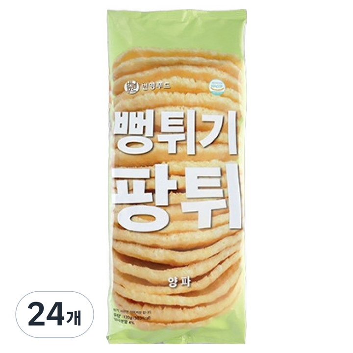 팡튀 양파 뻥튀기, 120g, 24개