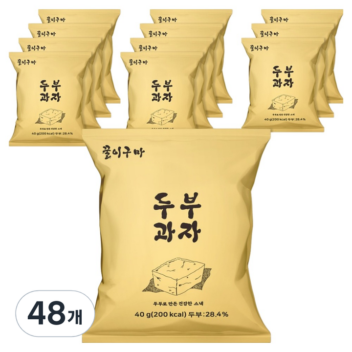 꿀이구마 두부 과자, 40g, 48개