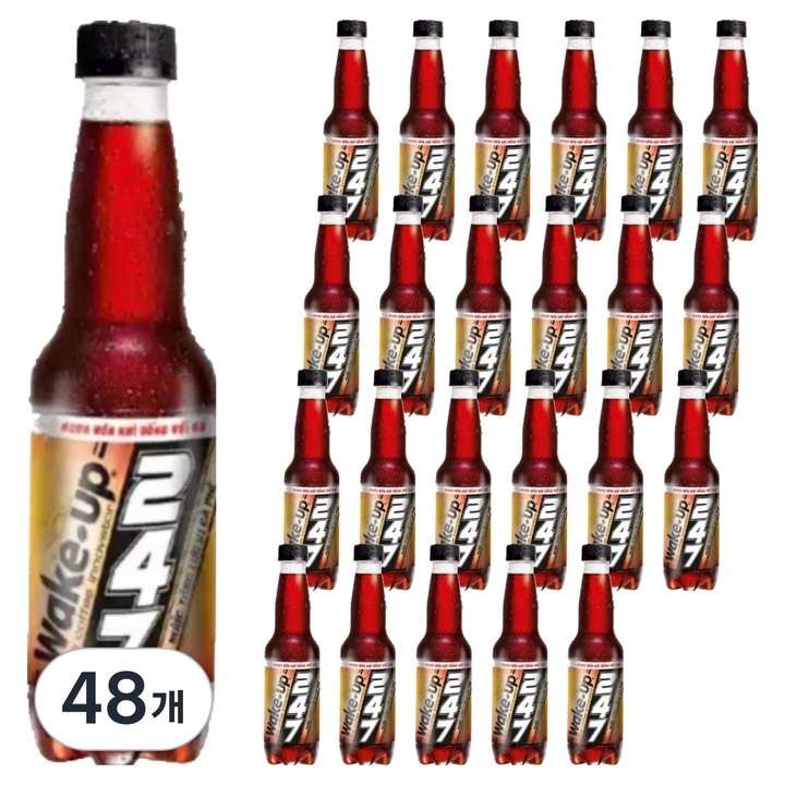 웨이크업247 커피향 에너지드링크 스파클링, 48개, 330ml