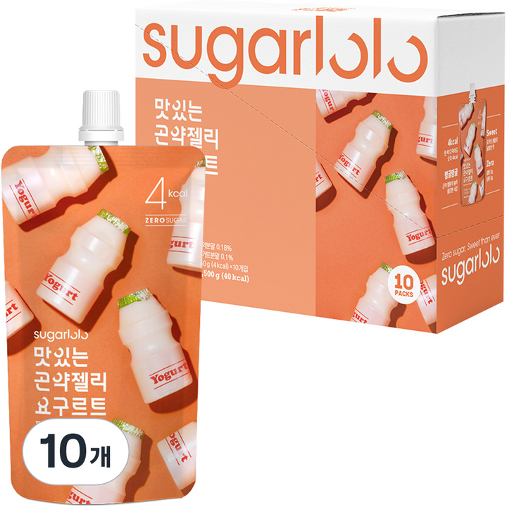 슈가로로 맛있는 요구르트 곤약젤리 10개입, 1.5kg, 10개