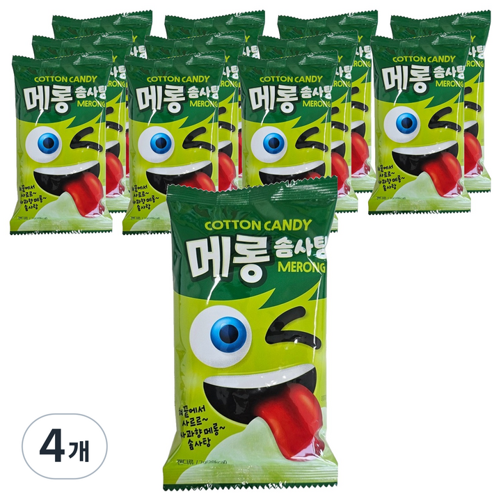 메롱 솜사탕 12p, 84g, 4개