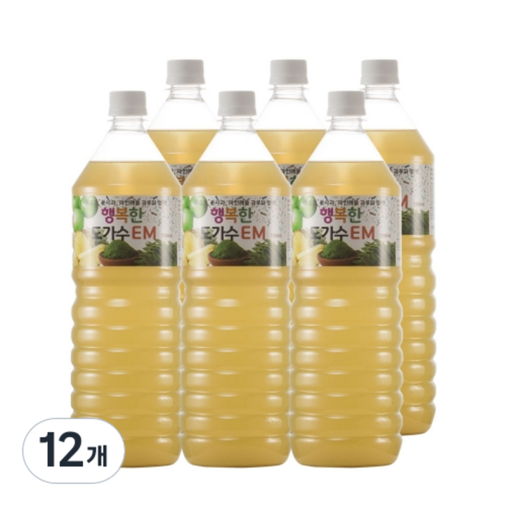 행복한 도가수 EM 건강음료, 12개, 1.5L
