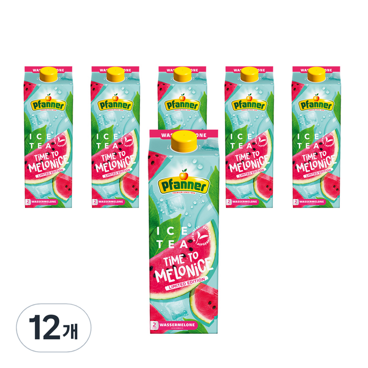 파너 아이스티 수박, 2L, 12개