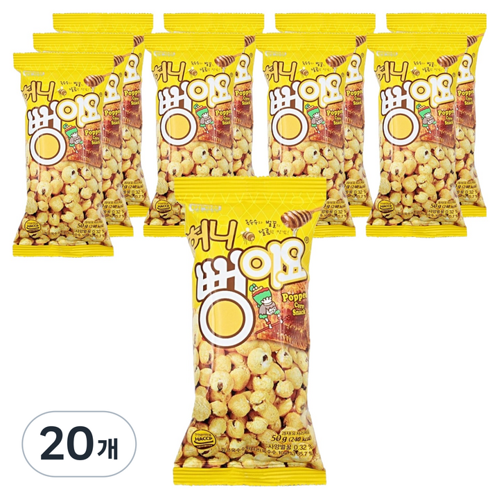 서울식품 허니 뻥이요, 50g, 20개