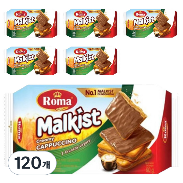 로마말키스트 카푸치노 크래커, 90g, 120개