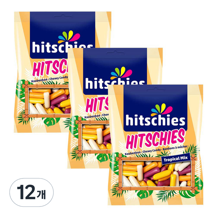 히츨러 히치스 트로피칼 수수깡 젤리, 12개, 140g