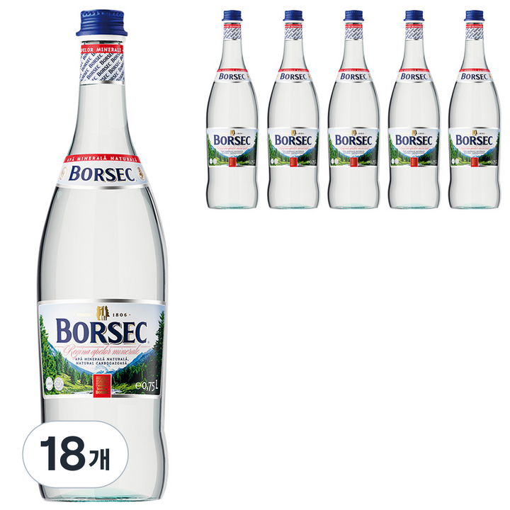 보르섹 탄산수, 750ml, 18개