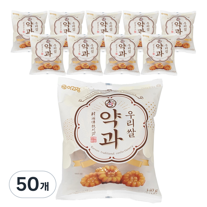 아리랑 한입참 우리쌀 약과, 340g, 50개