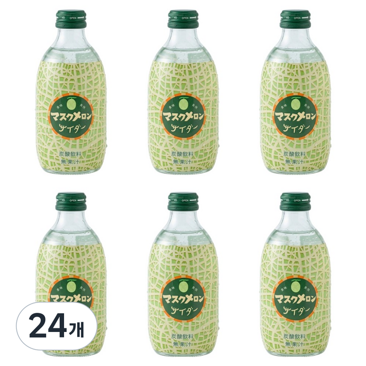 토모마스 머스크멜론맛 사이다, 24개, 300ml