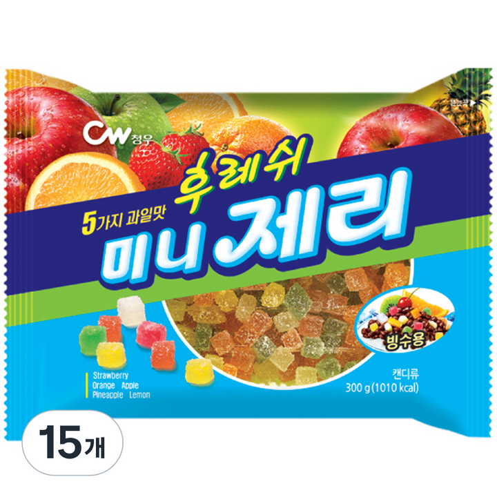 [청우] 후레쉬미니제리 300g, 15개