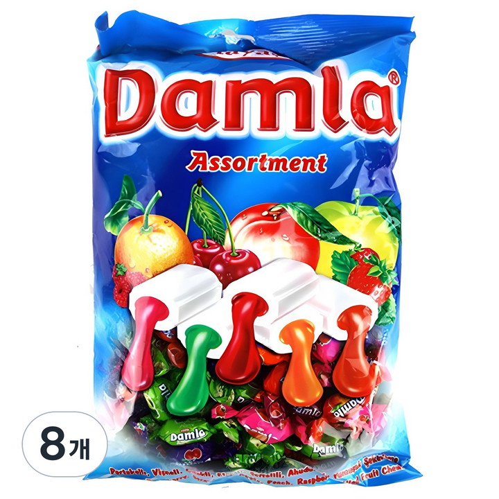 담라 어소티드 소프트캔디, 1kg, 8개