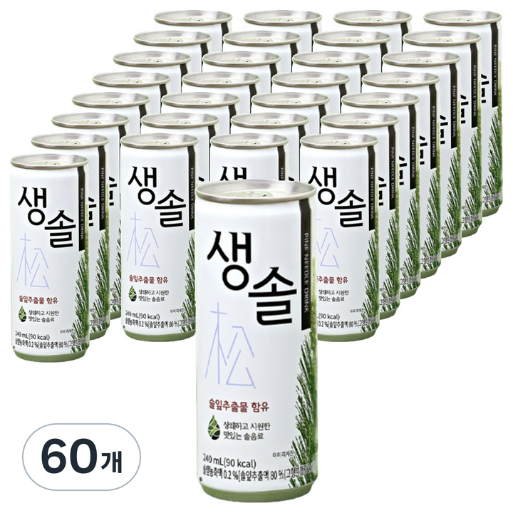 일화 생솔 음료, 60개, 240ml