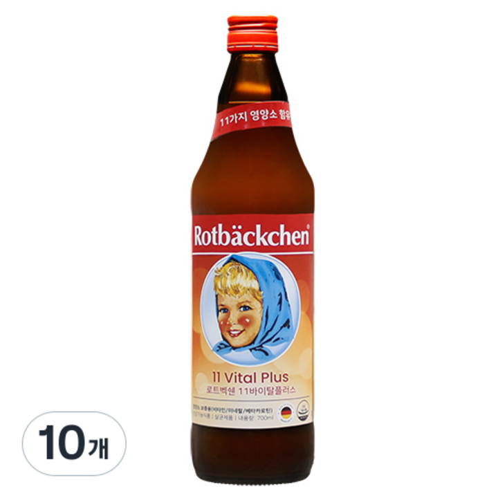 로트벡쉔 11 바이탈플러스 액상 비타민, 700ml, 10개