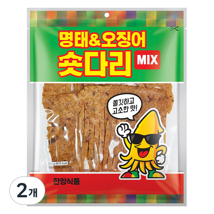 한양식품 주식회사 숏다리mix 고소한맛, 2개, 230g