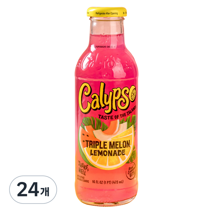 칼립소 트리플 멜론 레몬에이드, 473ml, 24개