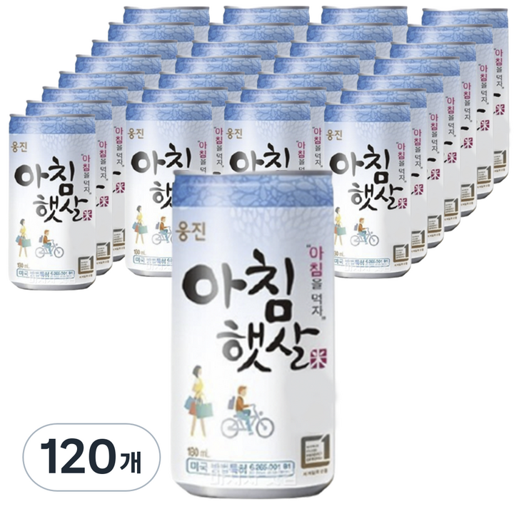 아침햇살 캔, 180ml, 120개
