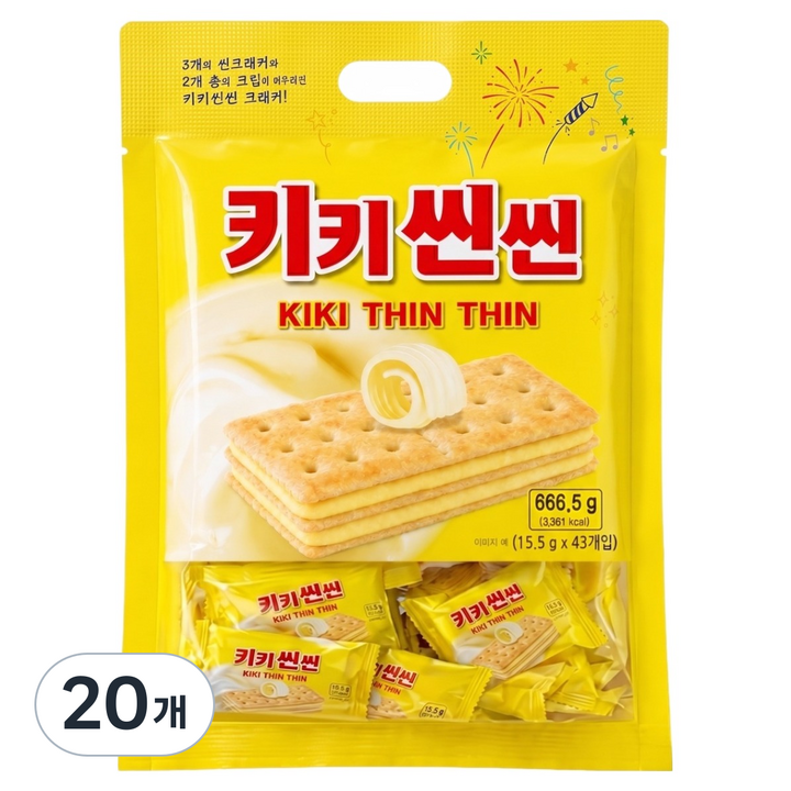 키키씬씬 크래커, 666.5g, 20개