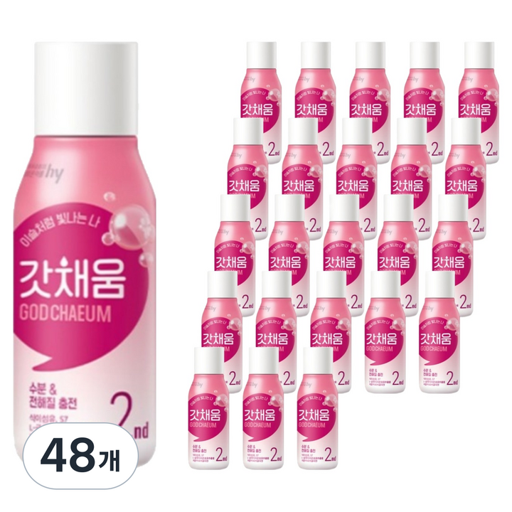 한국야쿠르트 에치와이 갓채움 음료, 48개, 230ml