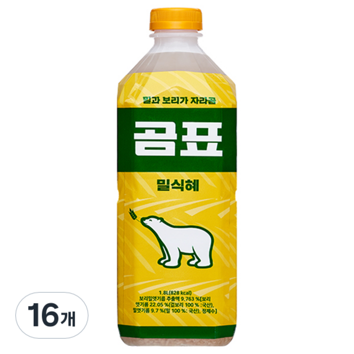 곰표 밀식혜, 1.8L, 16개