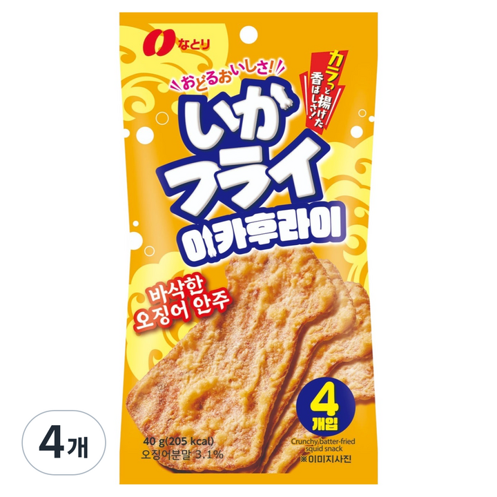 NATORI 이카후라이, 40g, 4개