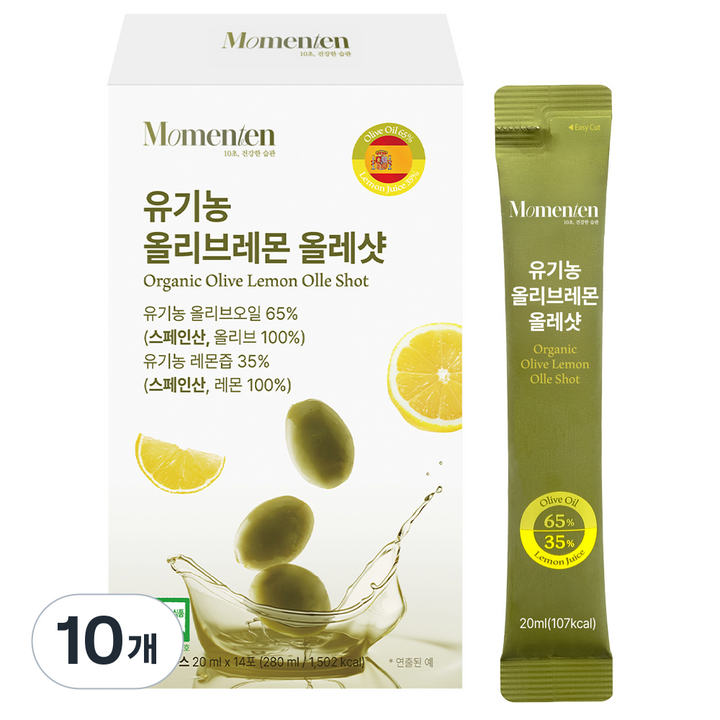 모먼튼 올리브레몬 올레샷 14p, 10개, 280ml