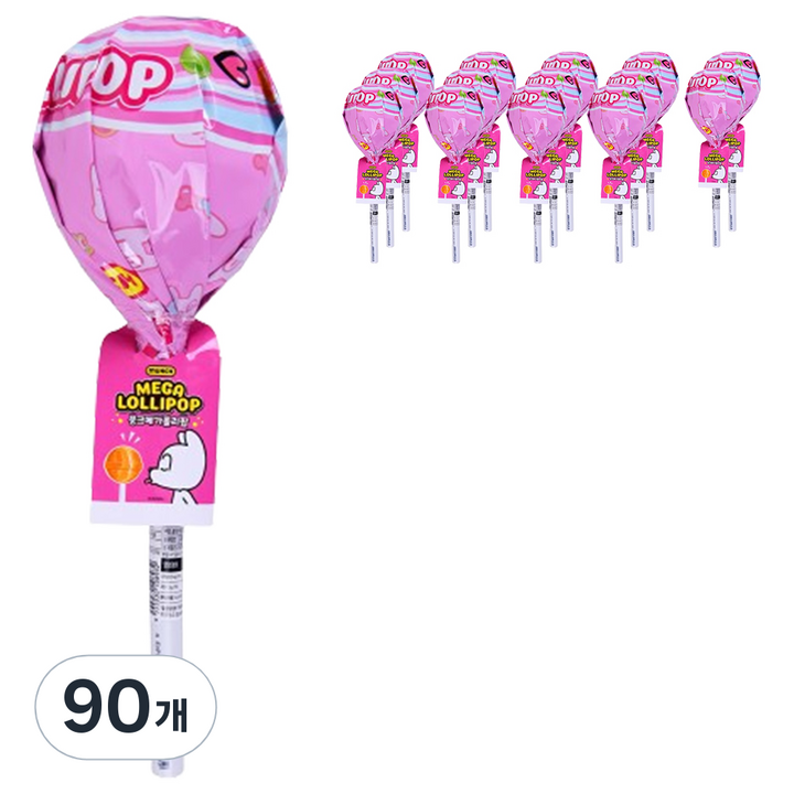 니코지프 뭉크 메가롤리팝 랜덤발송, 9g, 90개