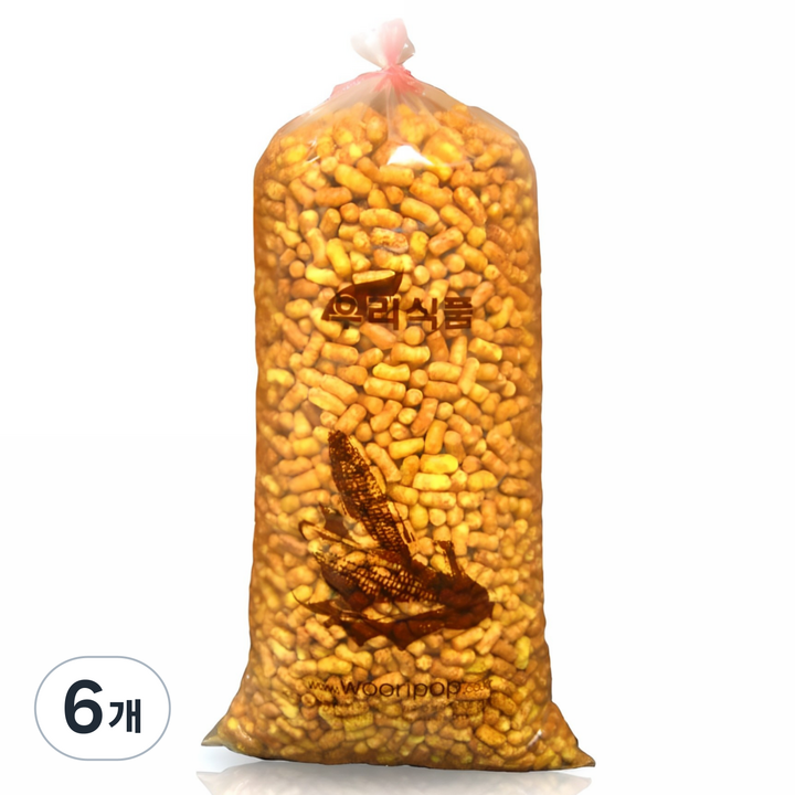 우리식품 참맛콘 뻥튀기, 3kg, 6개
