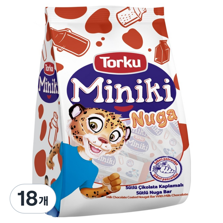 토르쿠 미니키 누가 초콜릿, 240g, 18개