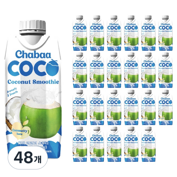 차바 코코넛 스무디, 48개, 310ml