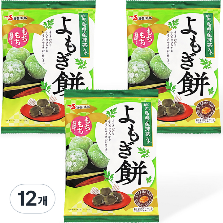 세이카 요모기 모찌 쑥떡 맛, 120g, 12개