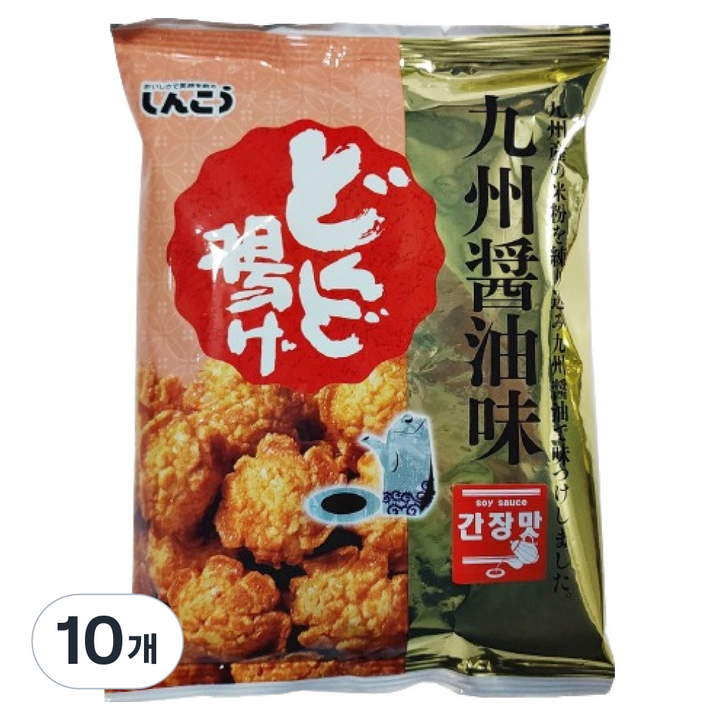 신코 돈도아게 간장맛, 60g, 10개