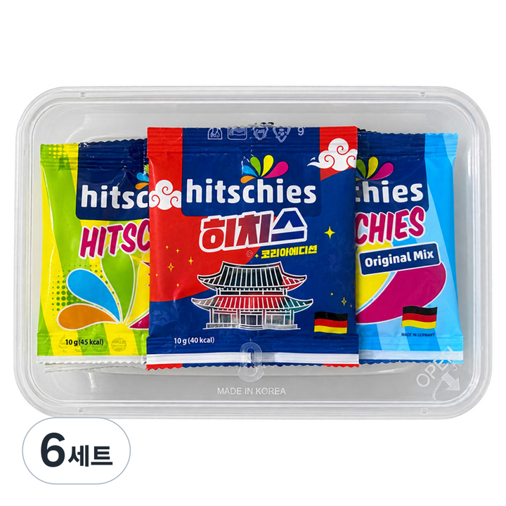 히치스 수수깡 젤리 오리지널 3p + 사우어 3p + 코리아 에디션 3p 세트, 6세트