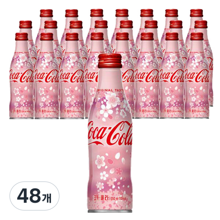 코카콜라 벚꽃 알보틀, 250ml, 48개