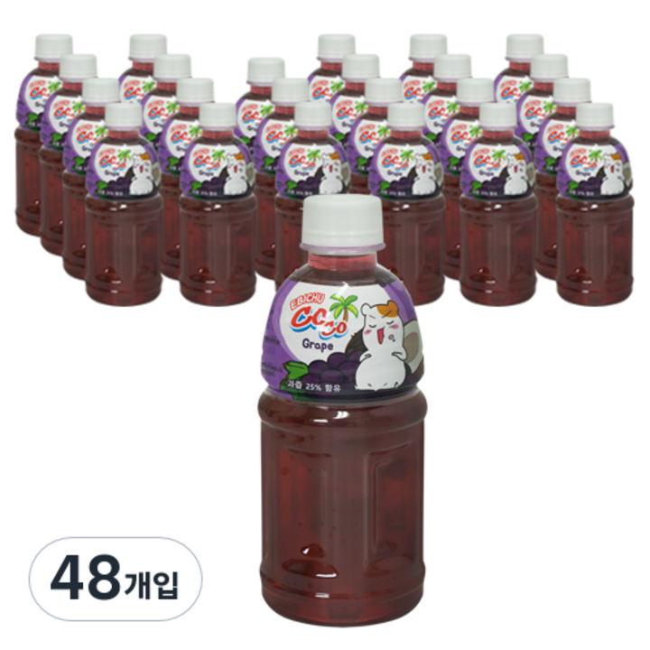 코코 포도주스, 320ml, 48개