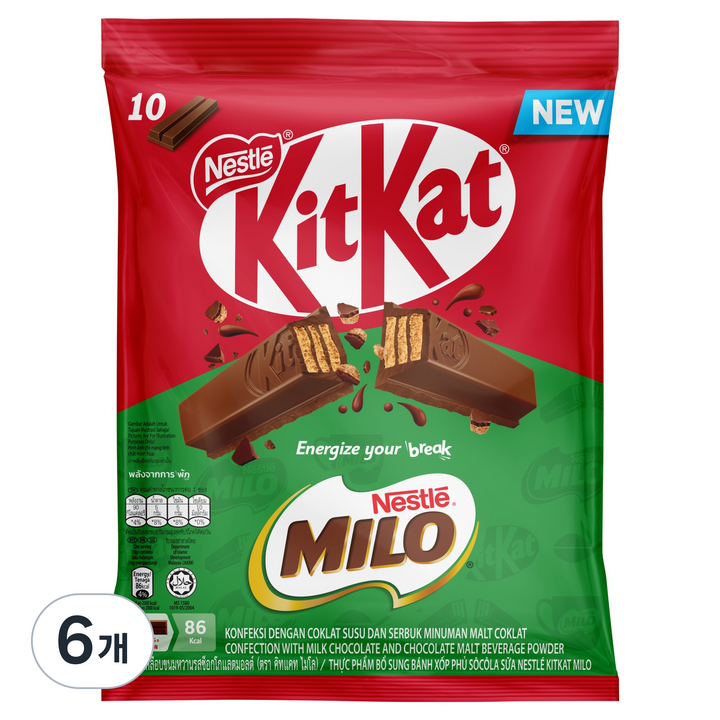 KitKat 마일로, 6개