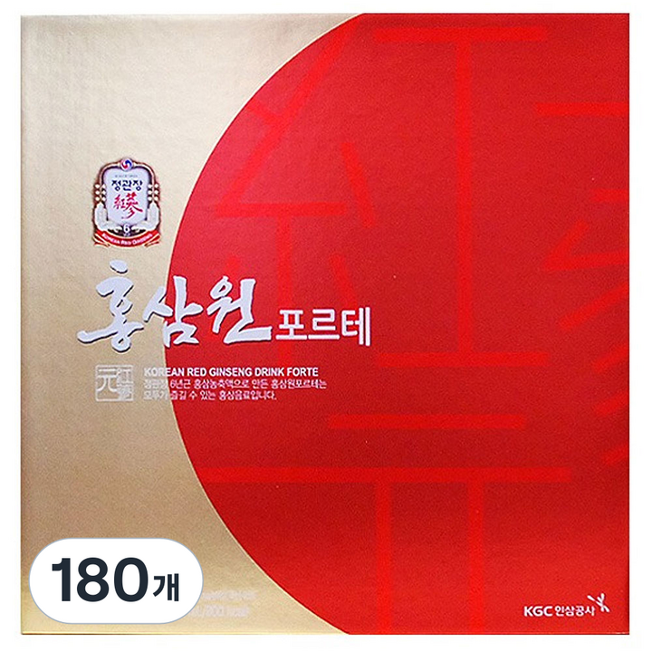 정관장 홍삼원 포르테 30개입, 6세트, 1.5L, 180개