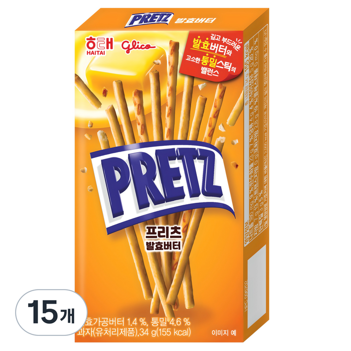 프리츠 발효버터, 34g, 15개