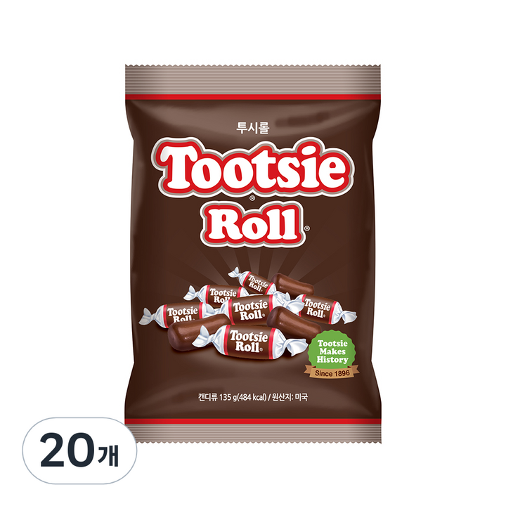 투시롤 캔디, 135g, 20개